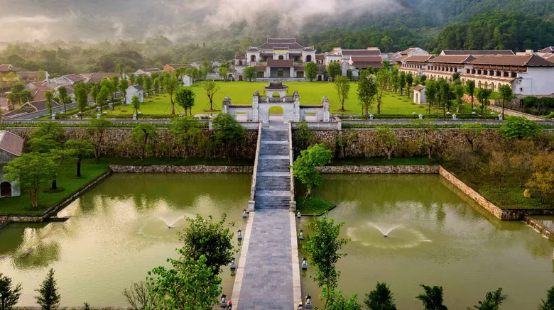 Walkway at Legacy Yen Tu retreat