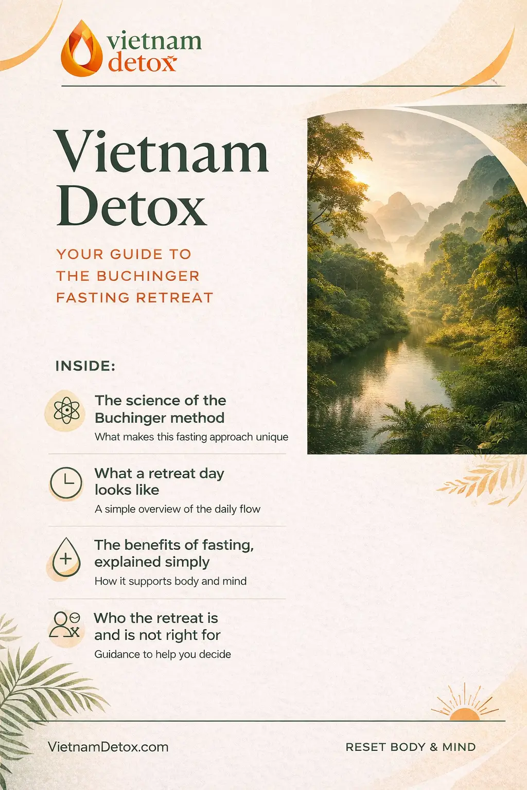 Preview of the Buchinger fasting guide cover