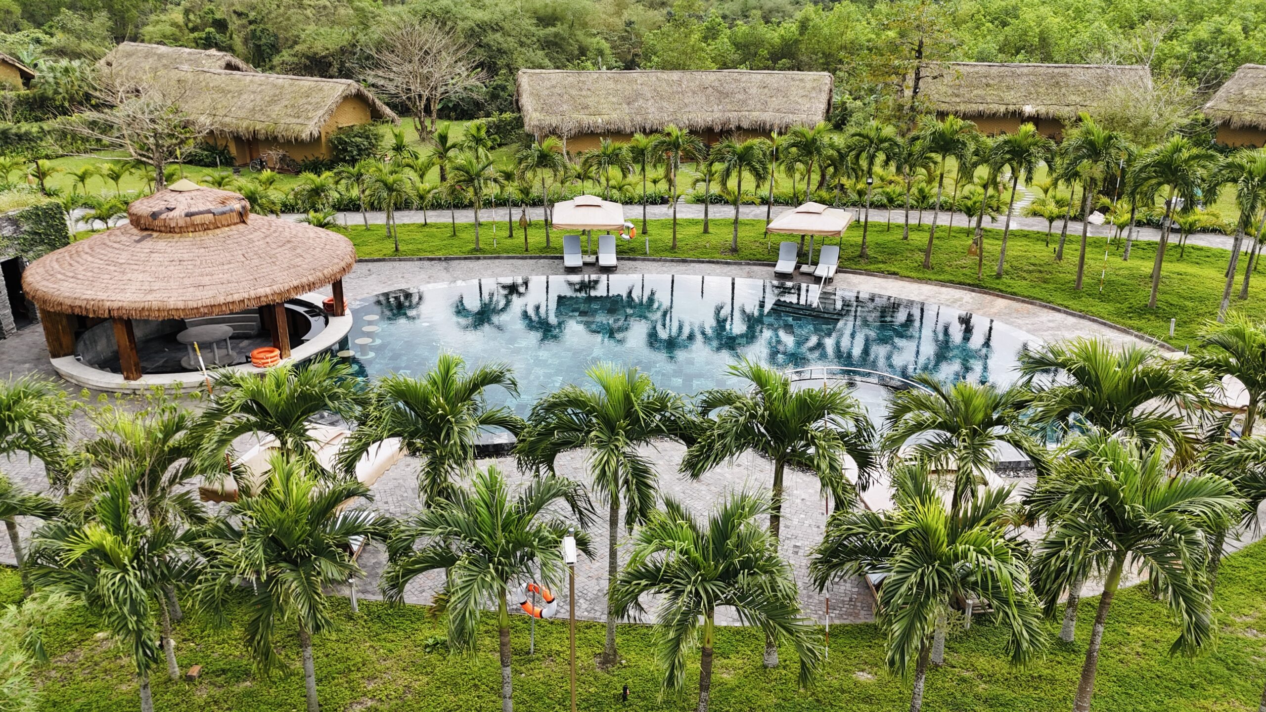 Aerial view of Alba Wellness Valley by Fusion