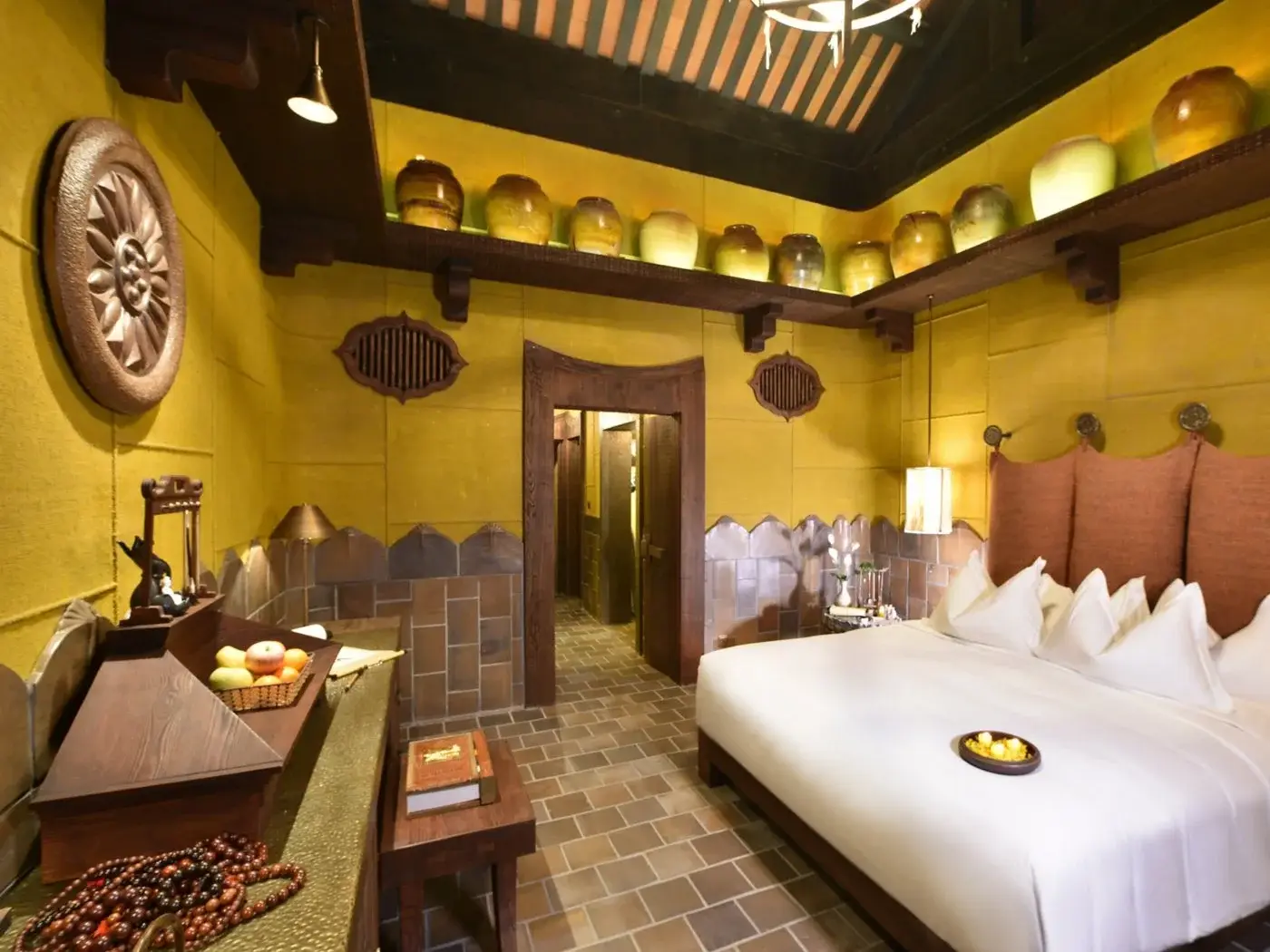 Official MGallery photograph of a Deluxe King Room with village view at Legacy Yên Tử